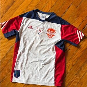 Adidas Kids Japan Football Jersey - Red, White, Navy large